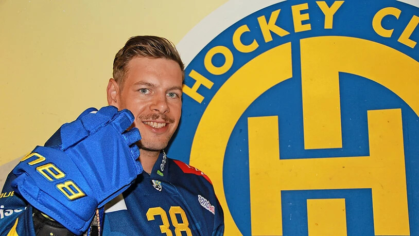 Neu beim HCD: Verteidiger Lukas Frick.  