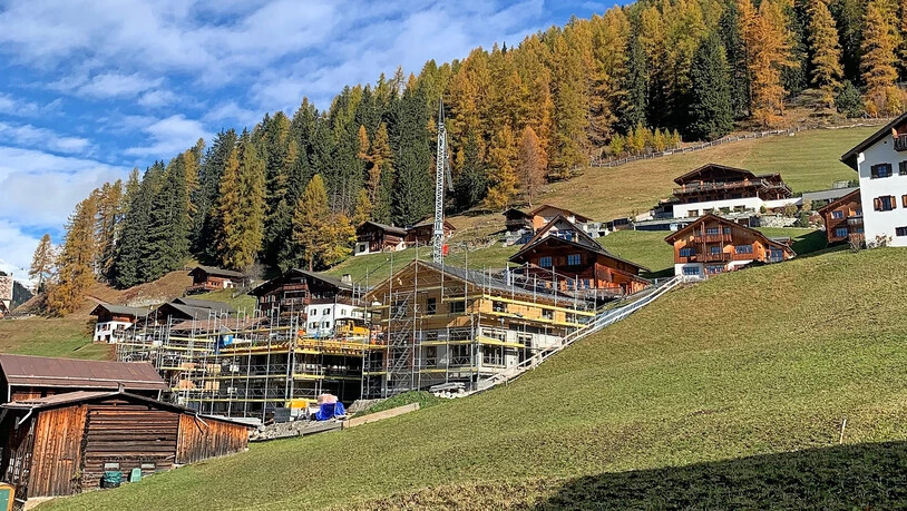 Das Dorf Monstein wächst.  