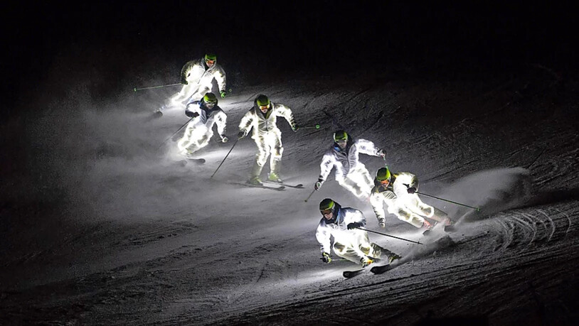Olympische Demo-Show am Bolgen.  