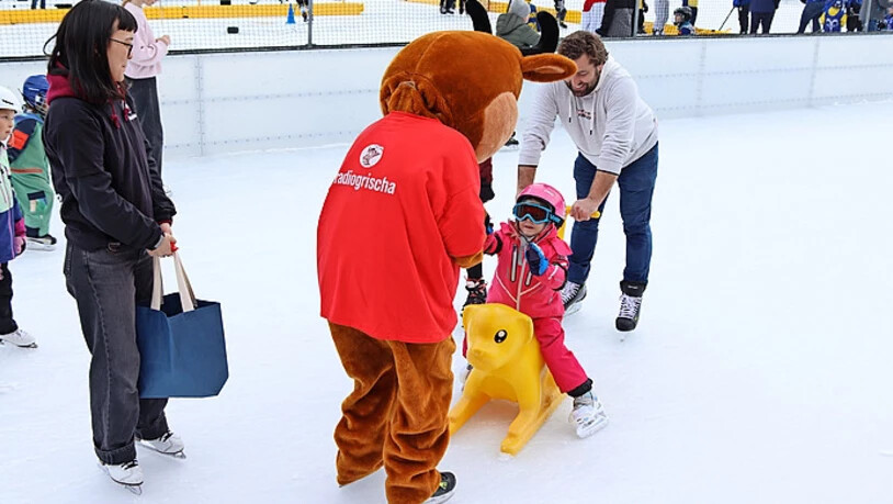 Süssigkeiten vom Maskottchen.