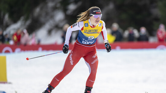 Sehr starker Auftritt im Südtirol: Über 10 km lief Nadine Fähndrich auf den 4. Platz