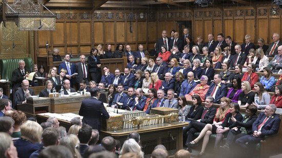 HANDOUT - Das britische Parlament hat über ein gesetzliches Verbot von Namensänderungen bei Sexualstraftätern beraten. Foto: Jessica Taylor/UK Parliament/AP/dpa