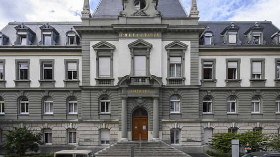 Das Regionalgericht Berner Jura-Seeland tagt im Bieler Amthaus. (Archivbild)