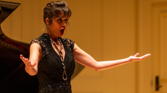 Quirina Lechmann singt bei ihrem Auftritt in der Carnegie Hall in New York am 19. Januar die Arie der Königin der Nacht (»Der Hölle Rache») aus Mozarts «Zauberflöte».