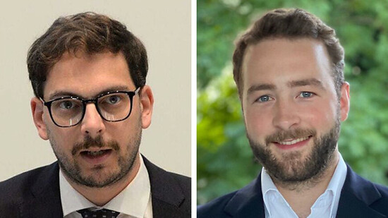 Beim Kanton Glarus: Ratssekretär Michael Schüepp (links) wird neu Ratsschreiber-Stellvertreter und Alphonso C. Hophan übernimmt die Leitung des Rechtsdienstes.
