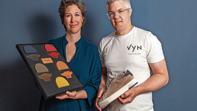 Die Sneaker-Linie von Catherine Meuter und Stefan Mathys entstand aus einer Sinnkrise.