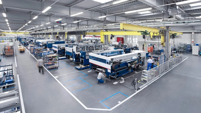 Es fehlt an Aufträgen: Für die in der Produktion von Trumpf in Grüsch beschäftigten Mitarbeiterinnen und Mitarbeiter gilt weiterhin Kurzarbeit.
