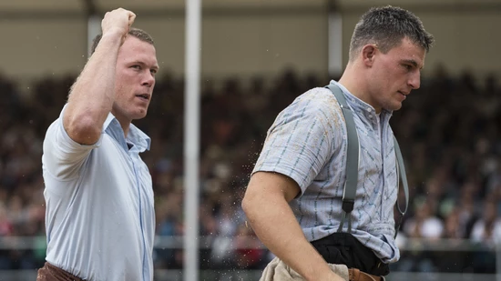 Samuel Giger (rechts), hier bezwungen von Matthias Sempach, ist der bislang Letzte der versehrten Schwinger