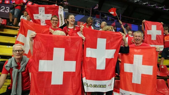 Auch die Unterstützung ihrer Fans nützte den Schweizer gegen Deutschland nichts
