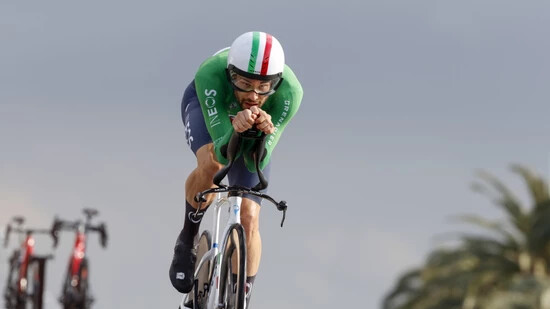 Filippo Ganna war im Vuelta-Zeitfahren in Valladolid nicht zu schlagen