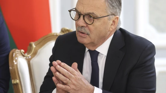 René Fasel argumentiert (Archivaufnahme)