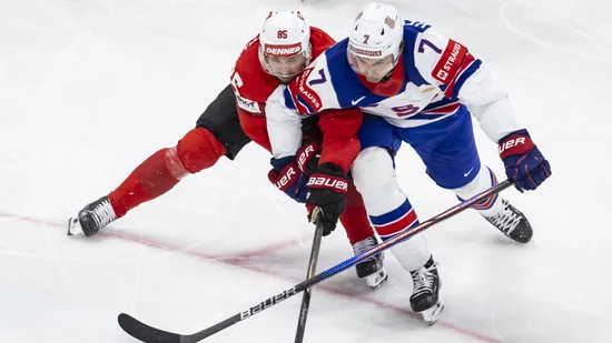 Die Schweiz, hier mit Sven Andrighetto, im WM-Final 2025 gegen die USA