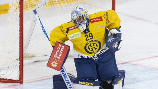 Starker Davoser Rückhalt: Sandro Aeschlimann liess sich nur einmal bezwingen