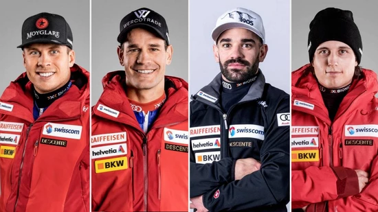 Bündner Quartett: Gino Caviezel, Thomas Tumler, Daniele Sette und Livio Simonet sind für das Parallel-Rennen nominiert worden.