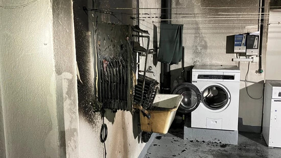 Niemand wurde verletzt: Wieso der Brand in der Waschküche ausgebrochen ist, wird nun untersucht.