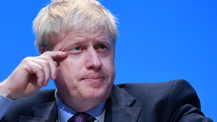 Boris Johnson (im Bild), der Favorit um das Rennen für das Amt des britischen Premierministers, bastelt zum Abschalten gerne Busse aus hölzernen Weinkisten. (Archivbild)