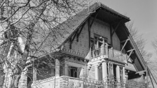 Die von Le Corbusier zusammen mit Architekt René Chapallaz 1906 erbaute Villa Fallet in La Chaux-de-Fonds, aufgenommen um 1957. (Archivbild)