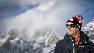 Pistenbauer Didier Defago wird schon im Spätherbst 2022 erste Weltcuprennen auf seiner neuen Piste am Fuss des Matterhorns erleben