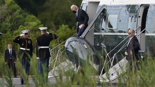 Biden reist zu seinem Haus in Rehoboth Beach, US-Bundesstaat Delaware. Foto: Patrick Semansky/AP/dpa