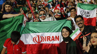 Iranische Fussballfans an der WM 2018