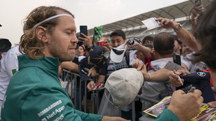 Die Autogramme von Sebastian Vettel waren gefragt
