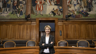 Brigitte Häberli wird in einem Jahr voraussichtlich von einer Frau abgelöst. Wer es ist, entscheidet die Bundesratswahl am 7. Dezember mit. (Archivbild)