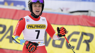 Lara Gut-Behrami sicherte sich ihren dritten Podestplatz im Riesenslalom in diesem Winter
