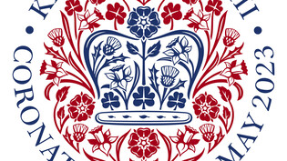 Eine Krone, viele Blüten und ein Symbol für jeden britischen Landesteil: Das offizielle Emblem für die Krönung von König Charles III. ist vorgestellt worden.