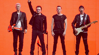ARCHIV - Die Band U2 wird in Las Vegas erstmals ohne ihren Schlagzeuger Larry Mullen auftreten. Foto: Joel Ryan/Invision/AP/dpa/Archiv