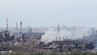 ARCHIV - Blick auf Mariupol (Archivbild vom 05.05.2022). Foto: Uncredited/AP/dpa