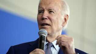 Joe Biden, Präsident der USA, spricht in der University of Nevada. Foto: Evan Vucci/AP