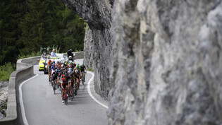 Spektakulär: 2017 klettern die Fahrer der Tour de Suisse den Albula hoch. 