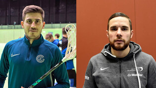 Bereit für die World Games: Diese beiden Bündner Paolo Riedi (links) und Tim Braillard stehen im Aufgebot der Schweizer Unihockey-Nationalmannschaft.