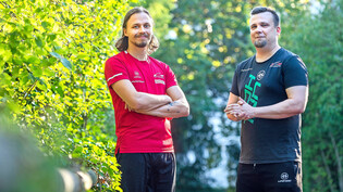 Landsmänner: Mit Tuukka Salo (links) baut Trainer Iivo Pantzar auf einen weiteren Spieler aus seiner Heimat.