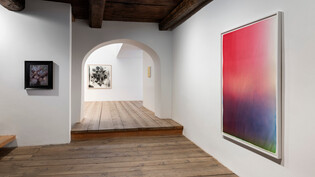 Die Ausstellung in der Galerie Monica de Cardenas zeigt die drei Künstler Slawomir Elsner, Uwe Wittwer und Michael van Ofen.