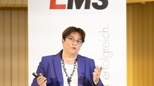 Die Konzernchefin informiert an der Bilanzmedienkonferenz in Zürich: Magdalena Martullo blickt auf das vergangene Geschäftsjahr zurück.