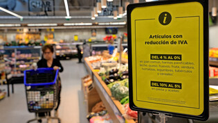 Zur Entlastung: Seit Anfang diesen Jahres entfällt in Spanien die Mehrwertsteuer auf Grundnahrungsmittel. 