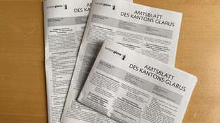 Neue Version: Seit 1. Januar 2021 ist die Online- und nicht mehr die gedruckte Version des Amtsblattes des Kantons Glarus massgebend.