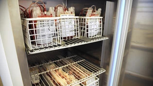 Auch wenn die Kühlschränke gut gefüllt zu sein scheinen: Alleine in Chur werden jede Woche rund 140 Blutspender benötigt.