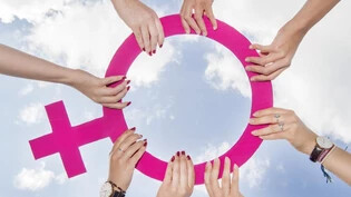 Frauentag Frauenstreik Frauen Venussymbol Symbol Frau 