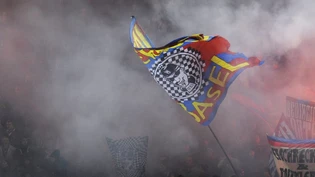 Ausgiebige Feiern in Basel, nachdem der FC Basel gegen Sitten gewann und damit den Cup-Sieg in die Stadt am Rhein holte. (Archivbild)
