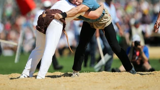 Der Glarner Roger Rychen bekommt es zunächst mit Beat Wickli zu tun.