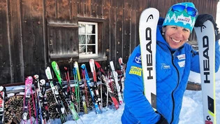 Vreni Schneider führt heute eine Skischule in Elm. 