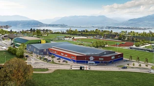 Bis die Flames-Arena und die Lakers-Trainingshalle Seite an Seite im Grünfeld stehen, könnte es länger als gedacht gehen.