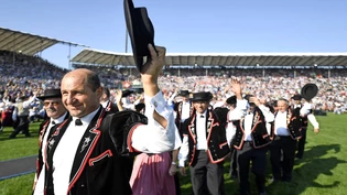 Grüezi Glarnerland? Am Samstag entscheidet sich, ob das Eidgenössische Schwingfest, wie hier 2019 in Zug, im Glarnerland stattfindet.