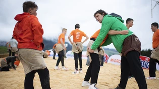 Das Training ist für die besten 120 Schwinger wieder möglich