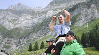 König der Schwägalp: Samuel Giger gewinnt zum vierten Mal am Fusse des Säntis.
