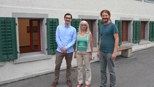 Wollen mehr günstigen Wohnraum: Silas Trachsel (GLP), Lotti Thöni (Grüne) und Daniel Kamm (SP, v.l).