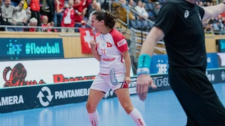 Corin Rüttimann freut sich über das wichtige 1:0