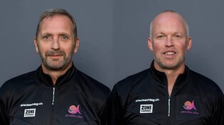 Das Trainerduo Jani Westerlund (links) und Mikael Fernström verlässt Piranha Chur nach nur einer Saison.